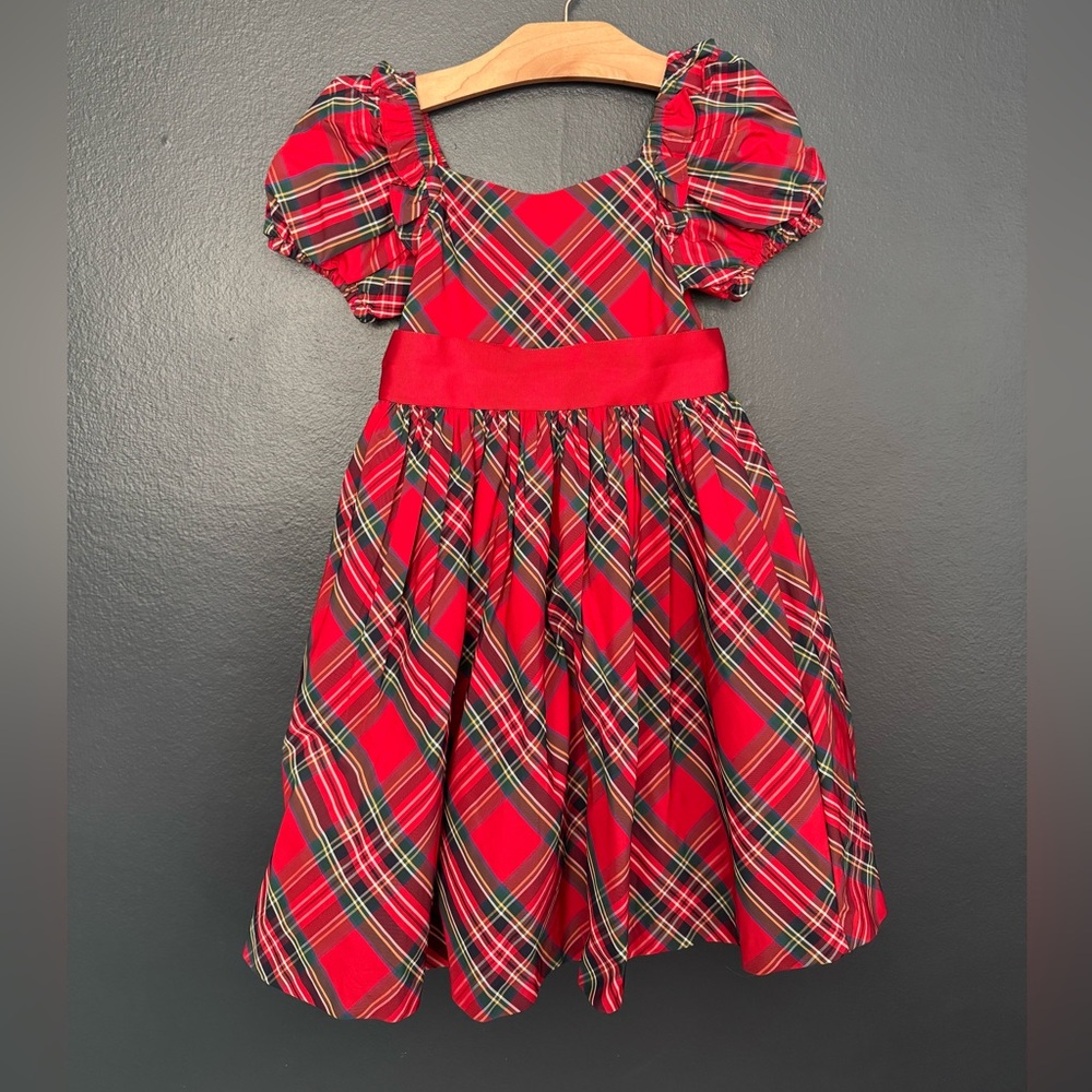 Janie and Jack Vibrant Tartan Kids Dress
